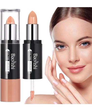 Concealer and Contours Stick Dual-Ended Cream Contours Sticks Makeup Kit Waterproof Non-Sticky Makeup ContoursStick Makeup for Light/Medium Skin Tones Sritob 2# - Buy Online on GoSupps.com