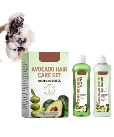 Shampooing + Apr s-Shampoing Shampoing avec Effet Volumateur A l'Extrait de Beurre de Karit Conditioner Pour les Cheveux Ab m s et Cassants Nourrit les Racines et R pare la Texture du Cheveu