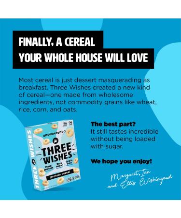 Three Wishes Protein & Gluten-Free Breakfast Cereal - 8.6 OZ | Healthy Start - Buy Online on GoSupps.com