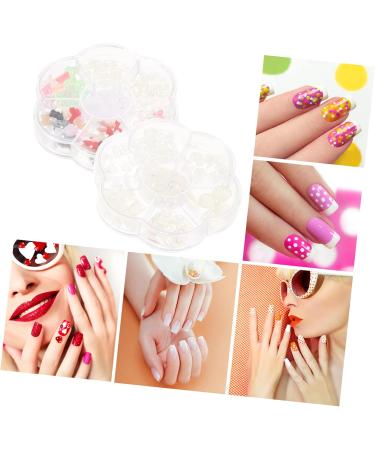 Beaupretty 4 Boxes Nail Art Accessories Nail Tech Accessories Manicure Diy Charms Bow Nail Charms Colorful Bowknot Nail Accessories Manicure Decor Nail Art Charm Resin Aurora Pearl 3d - Buy Online on GoSupps.com