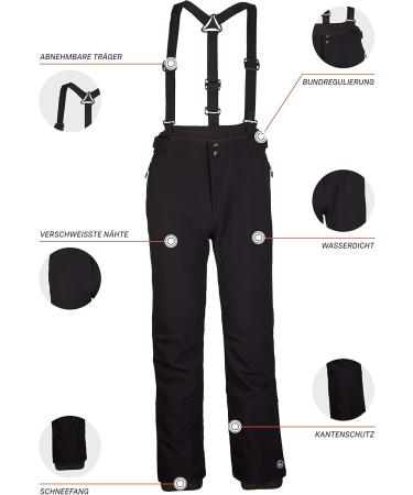 Buy Killtec Men's Nilam Ski Pants - Softshell with Removable Straps & Snow Guard | International Shipping Available - Buy Online on GoSupps.com