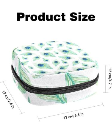 Buy Women's Bonds Storage Pockets Stillpad Halter Decorative Peapser Pattern Period Kit Bag - Stylish & Functional Feminine Product Bag - Buy Online on GoSupps.com
