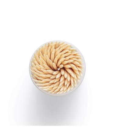 200 Natural Cinnamon Wood Toothpicks - Flavorful Dental Sticks for Oral Care - Buy Online on GoSupps.com