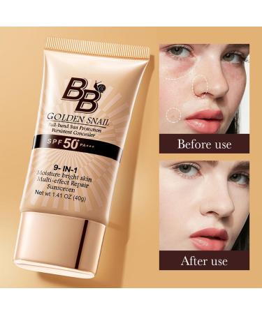 Daily Protection BB Cream BB Cr me Anti- ge Cr me Nude Avec Cr mes Teint e Pour Prot ger Sublimer Et Hydrater La Peau Peaux Sensibles Et Peaux Grasses 40 G(couleur Naturelle) - Buy Online on GoSupps.com