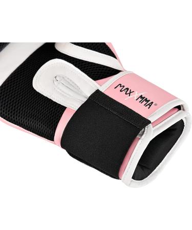 MaxxMMA Pro Style Boxing Gloves - Rose Gold 10 oz. for Men & Women | Training Heavy Bag Mitts for Muay Thai, Sparring, Kickboxing | Ultimate Fight Gloves - Buy Online on GoSupps.com