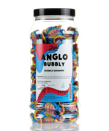 Original Anglo Bubble Gum Gift Jar from the A-Z Retro Sweet Shop Collection Original 415 g (Pack of 1)