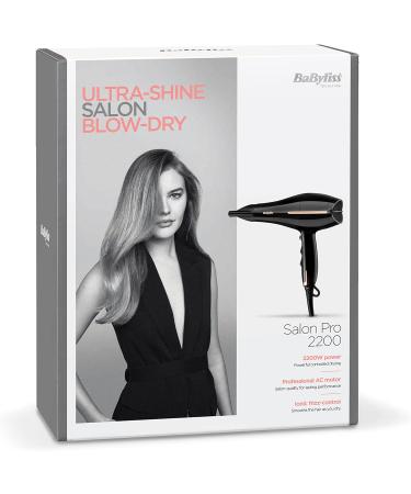 BaBylissBaByliss Salon Pro 2200 Hair Dryer & Big Hair Rotating Hot Air Blow Dry Brush Dry and Style in one Step 50mmBaByliss + Styling Brush - Buy Online on GoSupps.com