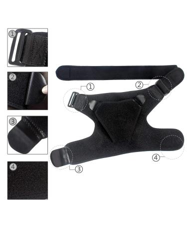 Anaconda Shoulder Brace Compression Shoulder Brace for Rotator Cuff One Shoulder Compression Brace Adjustable Shoulder Support Bracket Myagerelief Shoulder Brace. - Buy Online on GoSupps.com