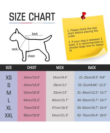 Kuoser Dog Surgery Recovery Suit | Striped Pet Vest for Dogs & Cats | Protective Clothing for Belly & Skin Issues | XS Blue - Prevents Licking Replacement for Cone & E-Collar - Buy Online on GoSupps.com