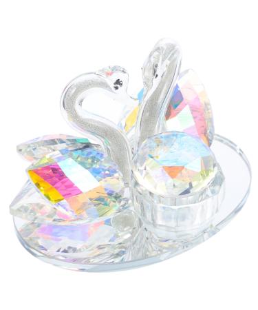 Housoutil 1pc Nail Art Crystal Cup Nail Liquid Dish Acrylic Glass Jar for Nails Clear Glass Cups Mini Dappen Dish Glass Dapping Clear Glass Jars Work Crystal K5 Delicate