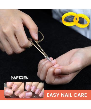 Cuticle Scissors Precision Manicure Beauty Nail Scissors for Small Children Cuticle Nipper Professional Stainless Steel Scissors for Men Women 3.7 Inch Gold - Buy Online on GoSupps.com