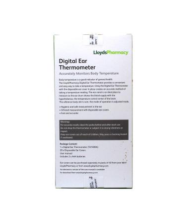 LloydsPharmacy Digital Ear Thermometer - Accurate & Easy-to-Use - Buy Online on GoSupps.com