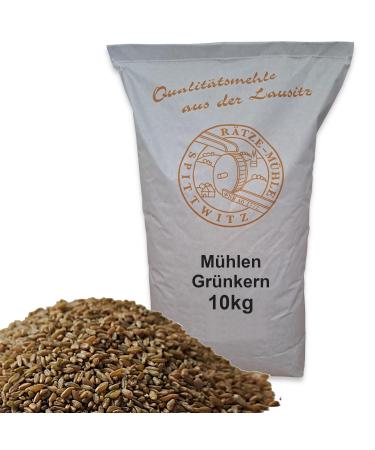 Mills Green Spelt 10 kg whole grain fresh from the R tze mill in the best quality Green Spelt Green Spelt grains