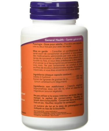 NOW Indole-3-carbinol 200mg Veg Capsules 60 Count - Buy Online on GoSupps.com