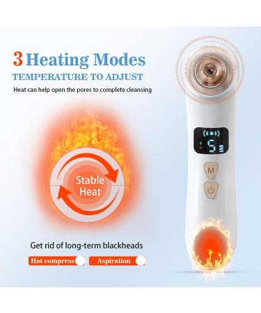 Hohotti Blackhead Remover Vacuum with Camera | USB Rechargeable Pore Vacuum for Face | 6 Suction Heads & 5 Modes | Acne Extractor Tool Kit - Buy Online on GoSupps.com