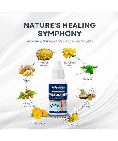 Tinnitus Relief Drops - Natural Ear Ringing Treatment Soothing Ear Wax Removal & Hearing Improvement - Made in USA - Buy Online on GoSupps.com