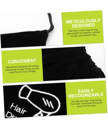 Didiseaon 2pcs Storage Bag Travel Hair Tools Home Tools Styling Tools Household Product Appliance - Buy Online on GoSupps.com