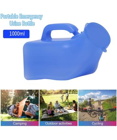1000Ml Emergency Urinal for Men Portable Thicken Pee Bottles with Lid for Hospitals Car Camping Emergency and Travel Elderly & Incontinence - Buy Online on GoSupps.com
