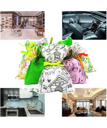 Porfeet Bamboo Charcoal Bag - Cartoon Car Air Freshener Activated Carbon Odor Eliminator - Eco-Friendly Home Hanging Decor - Buy Online on GoSupps.com