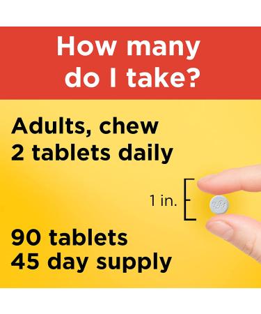 Nature Made Extra Strength Chewable Vitamin C 1000mg - Immune Support Supplement, 90 Tablets - Buy Online on GoSupps.com