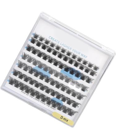 Eyelash Clusters Mixed Long Lasting Grip Lightweight D-curl Mixed Individual Lashes Fluffy Easy to Remove 8/10/12/14/16mm for Cosplay - Buy Online on GoSupps.com