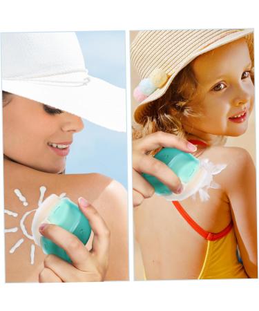 ibasenice Sunscreen Brush Sunblock Sunscreen for Face Brushes Makeup Brush Cosmetics Brush Sun Block Brush Foundation Applicator Powder Foundation Brush Makeup Blending Brush Powder Puff Abs 6.20X4.50X4.50CM As Shown - Buy Online on GoSupps.com