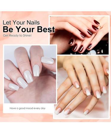 6 Colors Gel Nail Polish Set ZAHRVIA Brown Red Gel Nail Polish Kit Neutral Popular Nail Art Design Soak Off Nail Lamp Nail Polish Gel DIY Manicure French Kit A04 - Buy Online on GoSupps.com