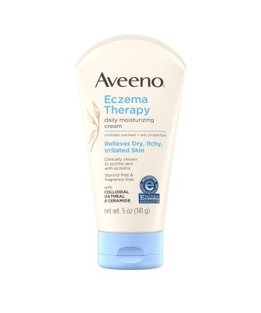 Aveeno Eczema Therapy Daily Moisturizing Cream 5 Oz (Pack of 12)