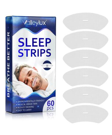 Mouth Tape 60PC Large Mouth Tape for Sleeping Anti Snoring Devices for Better Nasal Breathing Advanced Gentle Mouth Strips for Nasal Breathing Solution