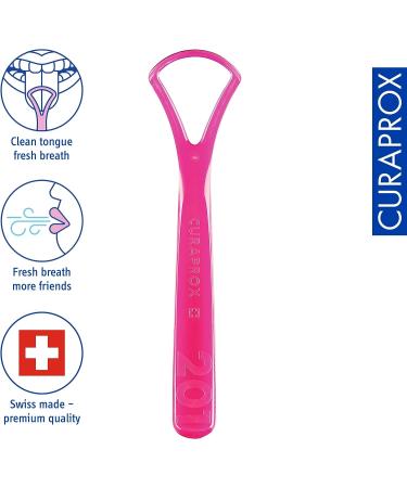 Curaprox CTC 201 Tongue Scraper | Fresh Breath & Plaque Removal Tool - Buy Online on GoSupps.com