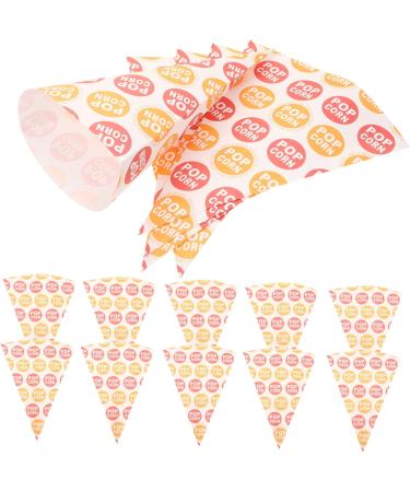 DOITOOL 200 Pcs Popcorn Bag Treat Bags Clear Goody Bag French Fries Holder Marshmallows Mini Popcorn Boxes Party Gift Bags Pink Gift Bag Candy Popcorn Cones Bags Paper Snack Child Glass - Buy Online on GoSupps.com