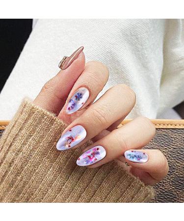 JMEOWIO 8 Sheets Christmas Nail Art Stickers Decals Colorful Golden Self-Adhesive DIY Nail Sticker Decals Design Nail Decorations for Party Women Girls - Colorful - Buy Online on GoSupps.com