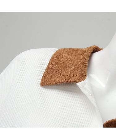 Gefomuofe Blouse Women's Loose Tunic Large Sizes Pullover Tops Long Blouse Shirt Summer Shirt Blouse Button Down Shirts Tunic Casual V-Neck Tops Elegant Plain Office Blouses Office Shirt B White M - Buy Online on GoSupps.com