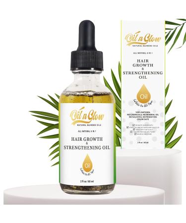 9 in 1 Natural Hair Growth Strengthening Oil - 2 Fl Oz. - Buy Online on GoSupps.com