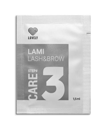 LOVELY Lash & Brow Lifting No.3 Care Laminating treatment for eyelashes and eyebrows Moisturizing, intense shine and length 1.5 ml