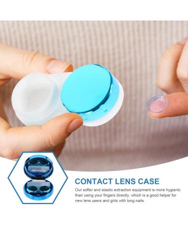 Lurrose Mirror Film Glasses Storage Box with Tweezers - Stylish & Durable Glasses Organizer for International Shipping - Buy Online on GoSupps.com