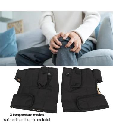 Knee Heating Pad - Fast Heating Electric Knee Brace Wrap for Stress Relief | 3 Temperature Modes for Shoulder Elbow & Knee - Buy Online on GoSupps.com