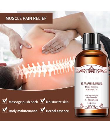 Plant Massage Oil Turmeric Oil for Arthritis & Pain Relief Relaxing Warming Wormwood Ginger Essential Oil Organic Rosemary Oil Moisturizing Body Oil Promote Blood Circulation (1PCS) - Buy Online on GoSupps.com
