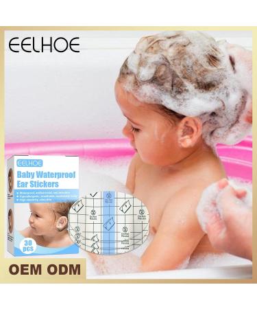 Baby Bath Ear - Transparent Baby Waterproof Ear Stickers - -time Ear Covers for Bathing Transparent High Heel Invisible Foot Care Sticker - Buy Online on GoSupps.com
