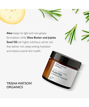 Planted Superfood Moisture - All-Natural Face & Skin Moisturizer with Aloe Shea Butter & Jojoba | 2 oz | International Shipping Available - Buy Online on GoSupps.com