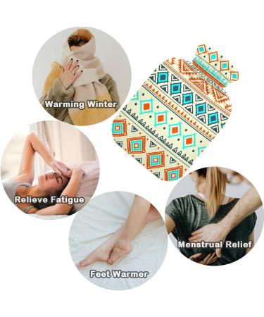 Shop Naanle Ethnic Geometric Hot Water Bottle - 2L Transparent for Warm & Cold Therapy | Pain Relief for Bed Hands & Feet - Buy Online on GoSupps.com