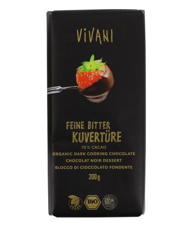 Vivani Dark Cooking Chocolate 200 g