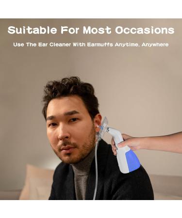 TopQuaFocus Electric Earwax Removal Kit - 2 Pressure Modes for Safe Ear Cleaning | Ear Washer Tool for Kids & Adults - Blue - Buy Online on GoSupps.com