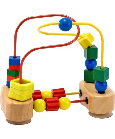 Melissa & Doug First Bead Maze - Educational Developmental Toy for Motor Skills - Safe for Ages 3+ - Multicolor | 19.7cm H x 9.5cm W x 17.8cm L - International Shipping Available - Buy Online on GoSupps.com