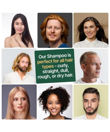 Biotin Shampoo for Hair Growth & Thickness | DHT Blocker with Saw Palmetto & Turmeric | Revitalize Thinning Hair for Men & Women - Buy Online on GoSupps.com