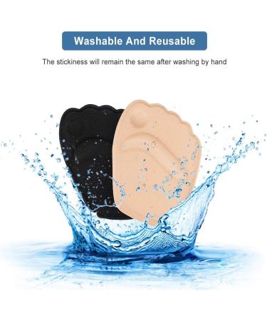 Buy Forefoot Cushions - Thick Anti-Slip Gel Pads for Metatarsal & Bunion Relief - 2 Pairs - Buy Online on GoSupps.com