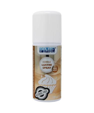 PME Edible Lustre Spray Alcohol Free Rose Gold 100 ml - Buy Online on GoSupps.com