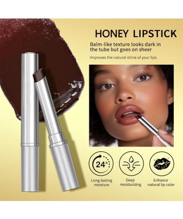 Black Honey Lipstick Black Moisture Shine Lipstick Hydrating Lipstick & Tinted Lip Balm Black Honey Lip Gloss for Dry Lips Nourishing Lasting Moisturizing Lip Care Balm (2pcs) - Buy Online on GoSupps.com
