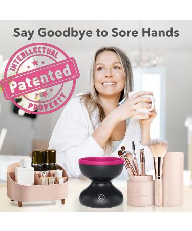 Buy Alyfini Portable USB Cosmetic Brush Cleaner & Brush Set - Perfect for All Makeup Brushes | BlackPink - Buy Online on GoSupps.com