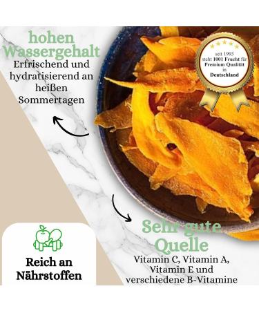 1001 Frucht 1001 Fruitt - Organic Dried Mango - 1 kg - Organic sun-dried mango Brooks from Burkina Faso - Buy Online on GoSupps.com